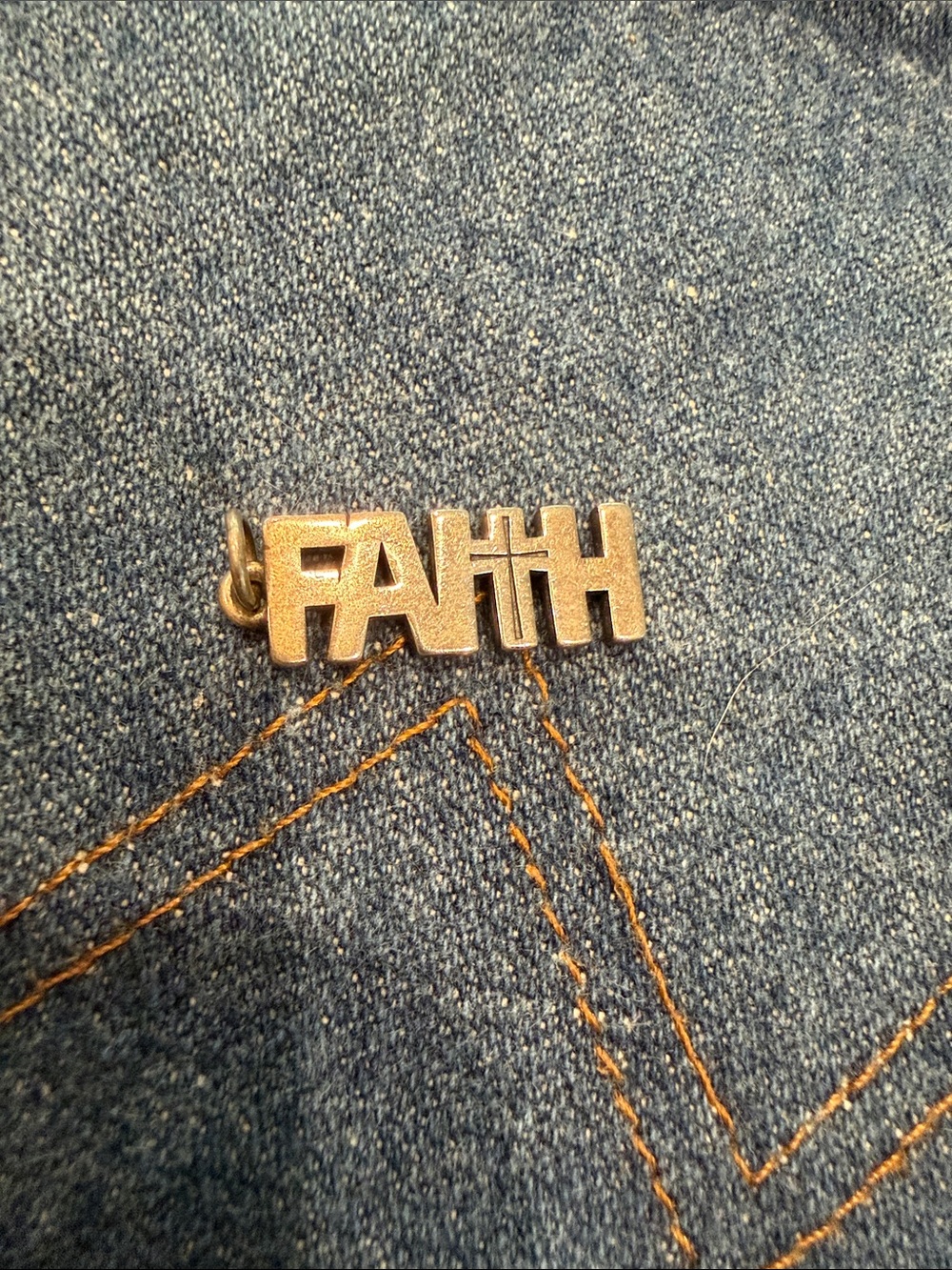 James Avery retired FAITH charm